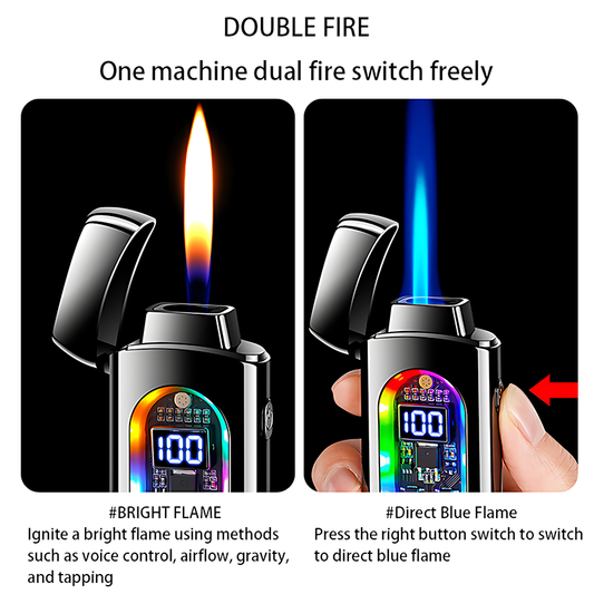 (Excluding butane gas), dual flame lighter, intelligent ignition lighter, windproof lighter, butane lighter