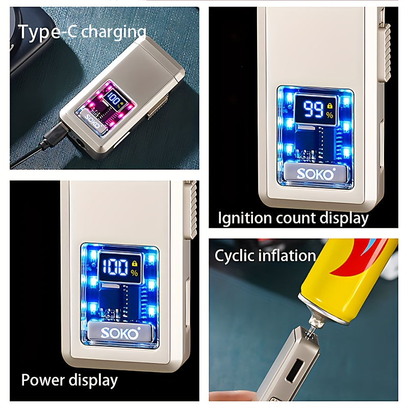 (Excluding butane gas), intelligent ignition lighter, tri color flame lighter, butane lighter, lighter