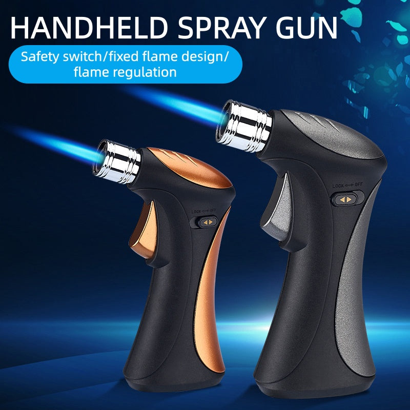 (Excluding butane gas), handheld spray gun lighter, straight jet spray gun lighter, windproof blue flame lighter, butane lighter
