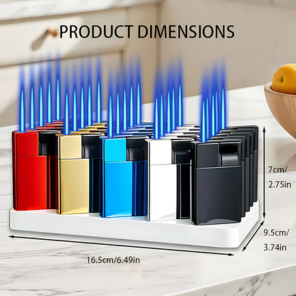 25pcs Set Of Lighters, Butane Lighters, Durable Portable Lighters, Windproof Lighters, Adjustable Flame Size, Suitable for Outdoor Camping, Hiking, Precise Ignition, Barbecue Accessories, Home/wedding/party Candle Lighters