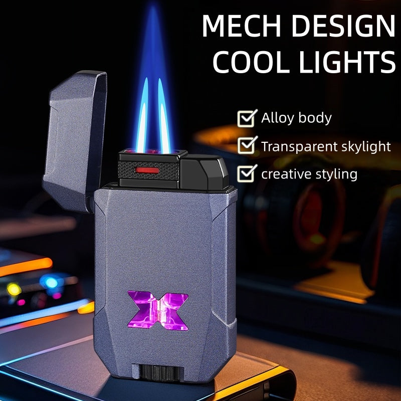 (Excluding butane gas), dual flame lighter, blue flame lighter, windproof lighter, butane lighter