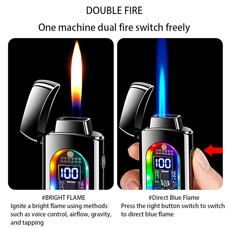 (Excluding butane gas), dual flame lighter, intelligent ignition lighter, windproof lighter, butane lighter