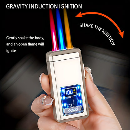 (Excluding butane gas), intelligent ignition lighter, tri color flame lighter, butane lighter, lighter