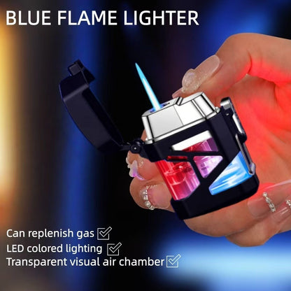 (Excluding butane gas), lighter, cool lighter, straight blue flame lighter, butane lighter