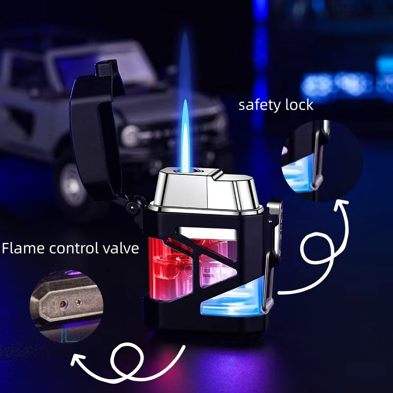 (Excluding butane gas), lighter, cool lighter, straight blue flame lighter, butane lighter