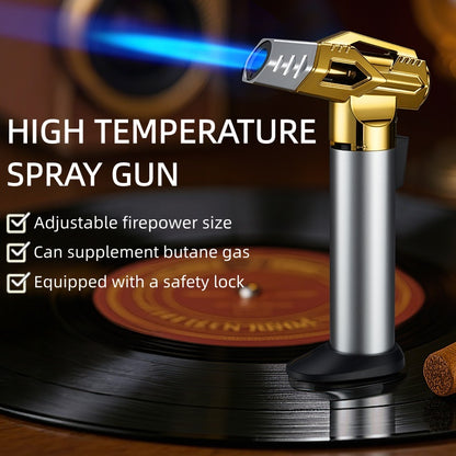 (Excluding butane gas), Direct Blue Flame Lighter, High Power High Temperature Spray Gun Lighter, Windproof Lighter, Butane Lighter