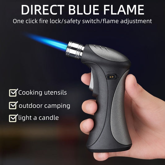 (Excluding butane gas), handheld spray gun lighter, straight jet spray gun lighter, windproof blue flame lighter, butane lighter