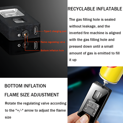 (Excluding butane gas), smart lighter, smart ignition lighter, windproof lighter, butane lighter