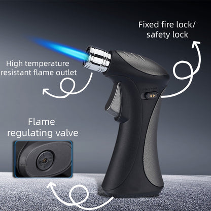 (Excluding butane gas), handheld spray gun lighter, straight jet spray gun lighter, windproof blue flame lighter, butane lighter