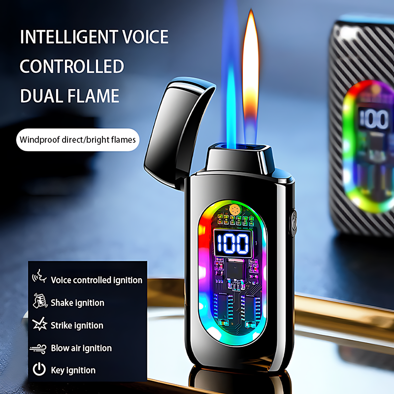 (Excluding butane gas), dual flame lighter, intelligent ignition lighter, windproof lighter, butane lighter