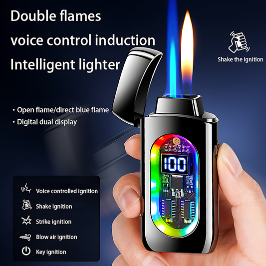 (Excluding butane gas), dual flame lighter, intelligent ignition lighter, windproof lighter, butane lighter