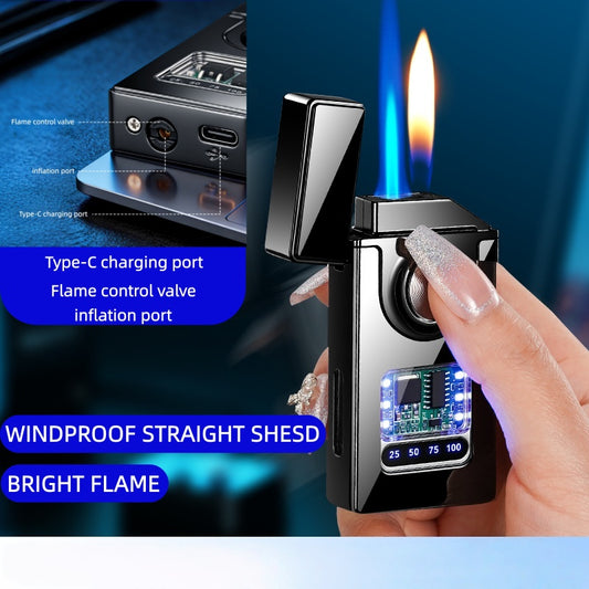 (Excluding butane gas), intelligent lighter, voice controlled dual flame lighter, candle lighter, butane lighter