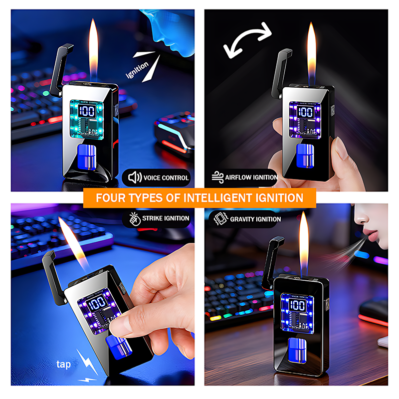 (Excluding butane gas), smart lighter, smart ignition lighter, windproof lighter, butane lighter