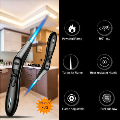 (Excluding butane gas), 1300 ° C high-temperature lighter, blue flame spray gun lighter, butane windproof lighter