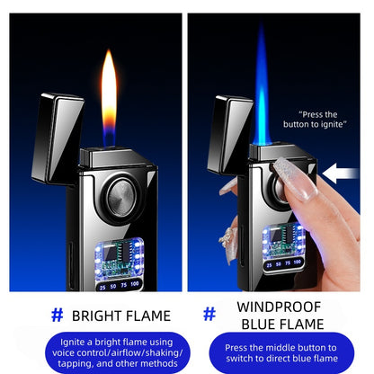 (Excluding butane gas), intelligent lighter, voice controlled dual flame lighter, candle lighter, butane lighter