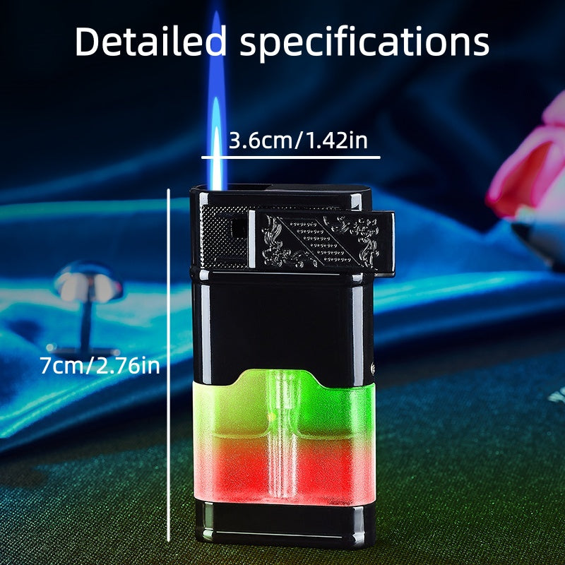 (Excluding butane gas), windproof lighter, straight blue flame lighter, lighter, butane lighter