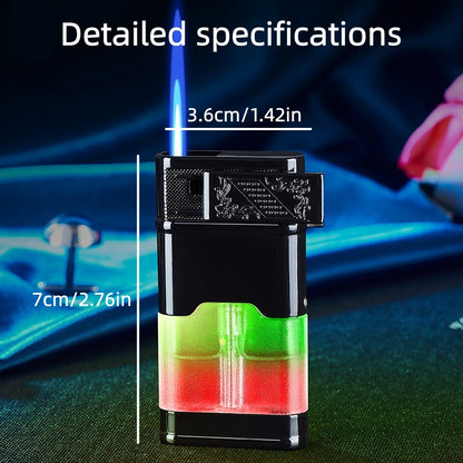 (Excluding butane gas), windproof lighter, straight blue flame lighter, lighter, butane lighter