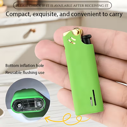 25-piece metal lighter set, candle lighter, portable compact butane lighter